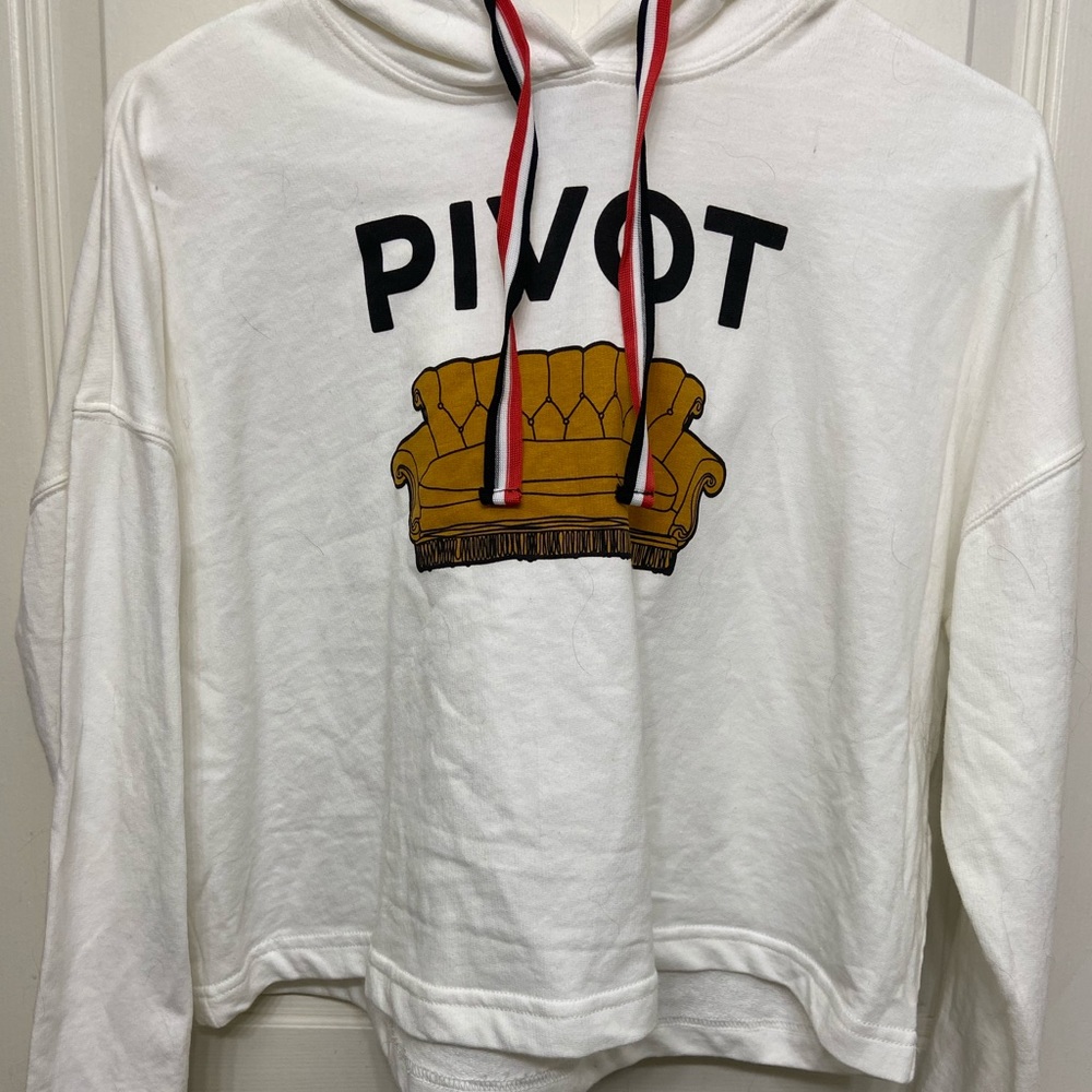 Long sleeved cropped hoodie